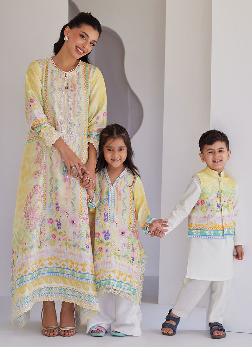 Cali Raw Silk Kaftan