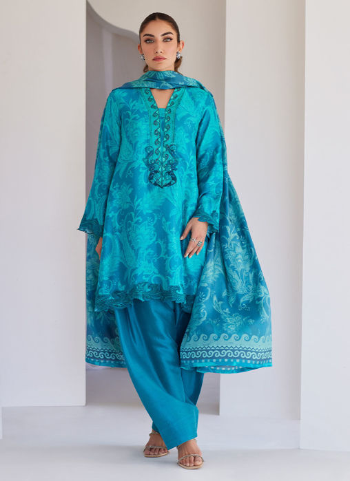 Picture of Luna Green Shirt And Dupatta