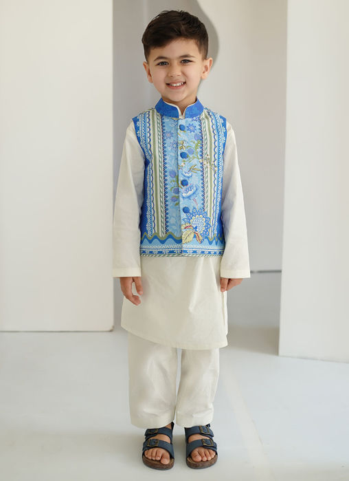 Picture of Zadie Blue Mini Waistcoat
