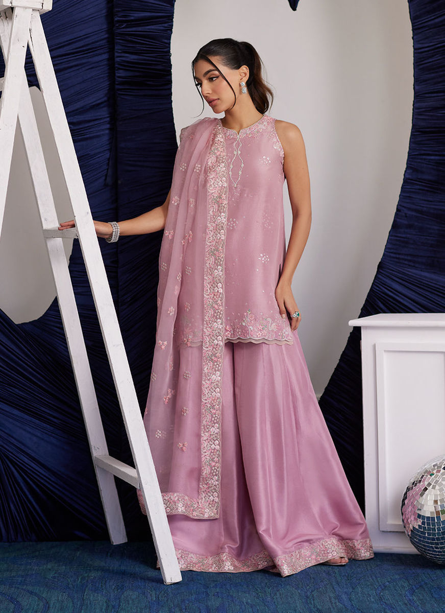 Demi Tea Rose Shirt Dupatta