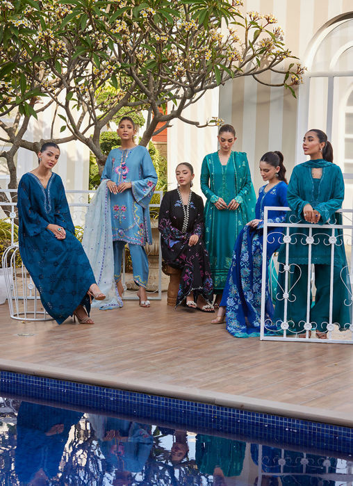 Cela Teal Shirt And Dupatta