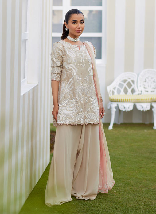 Picture of Danika Sand Shirt And Dupatta