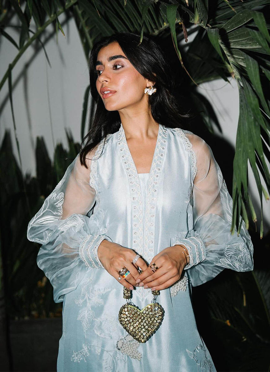 Reina Ebony Shirt And Dupatta