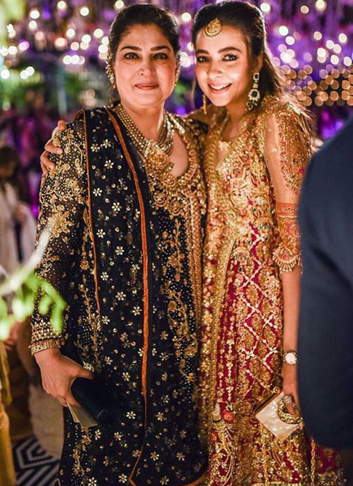 Asma Malik Along With Maliha Aziz Looking Beautiful In Farah Talib Aziz Angarkhas