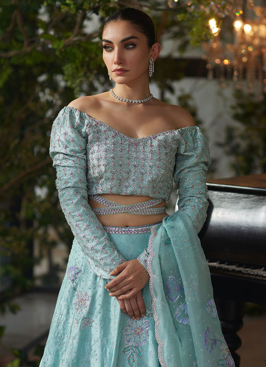 Mirabelle Aqua Lehnga Choli