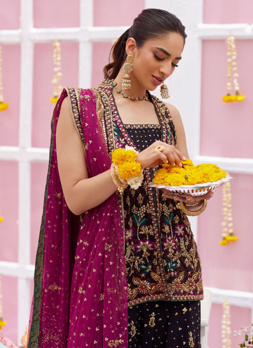 Nayra Block Printed Shirt And Dhaka