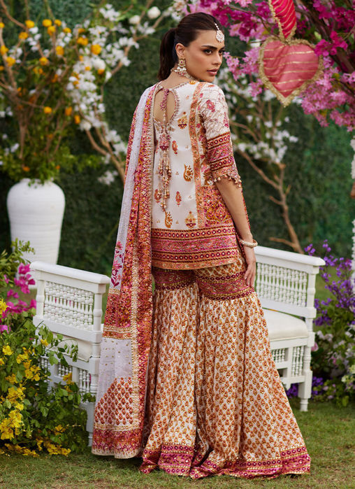 Velina Block Printed Shirt And Gharara
