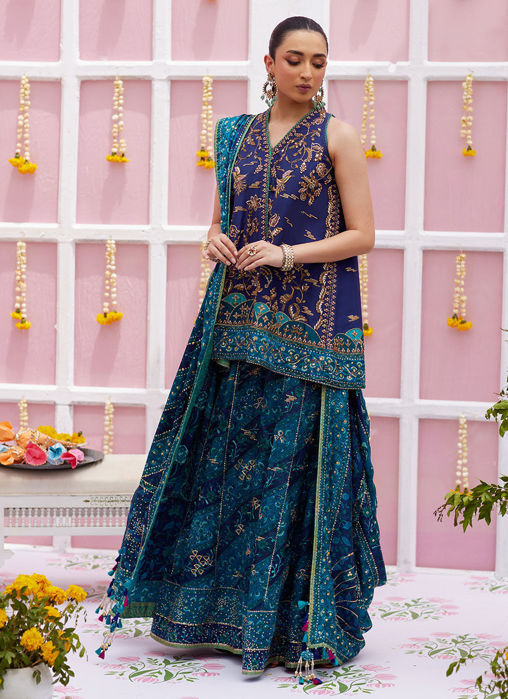 Picture of Ryza Blockprinted Short Shirt And Dhaka