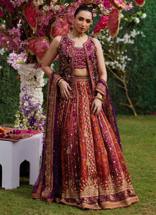 Picture of Leena Block Printed Lehnga And Jacket