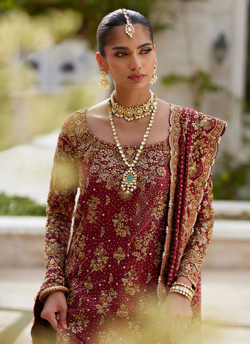 Shahbanu Crimson Bridal