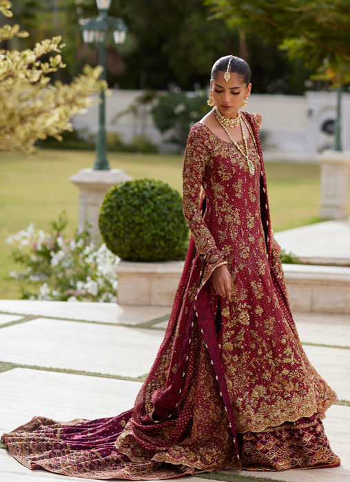 Shahbanu Crimson Bridal