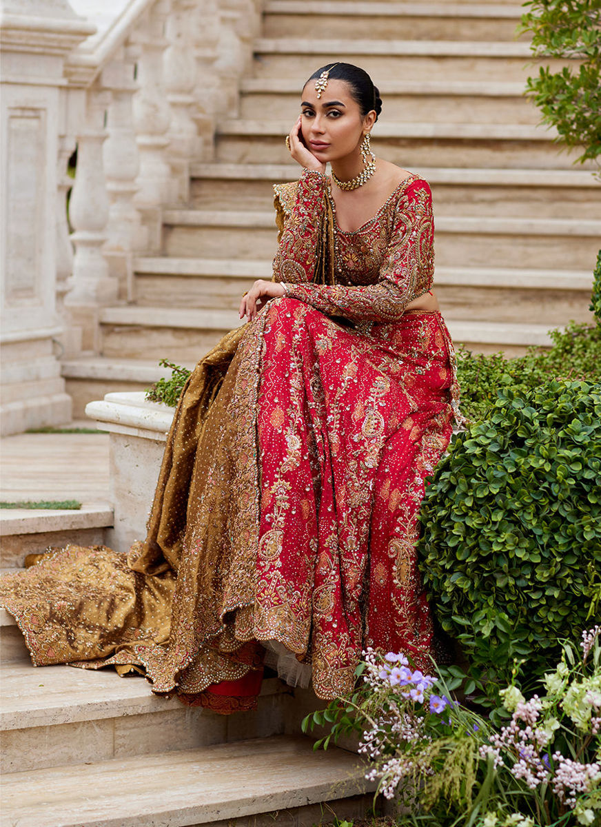 Mahvash Scarlet Lehnga Choli