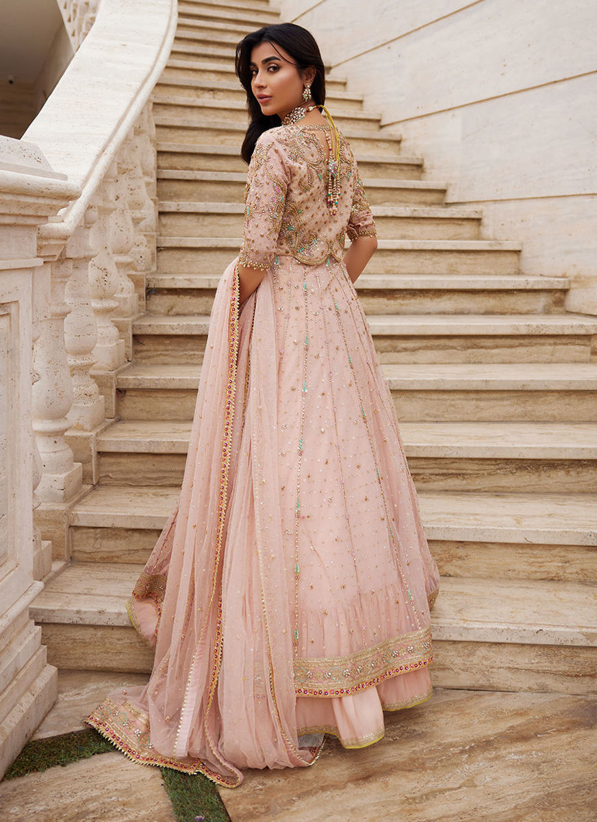 Nazneed Peach Kalidaar