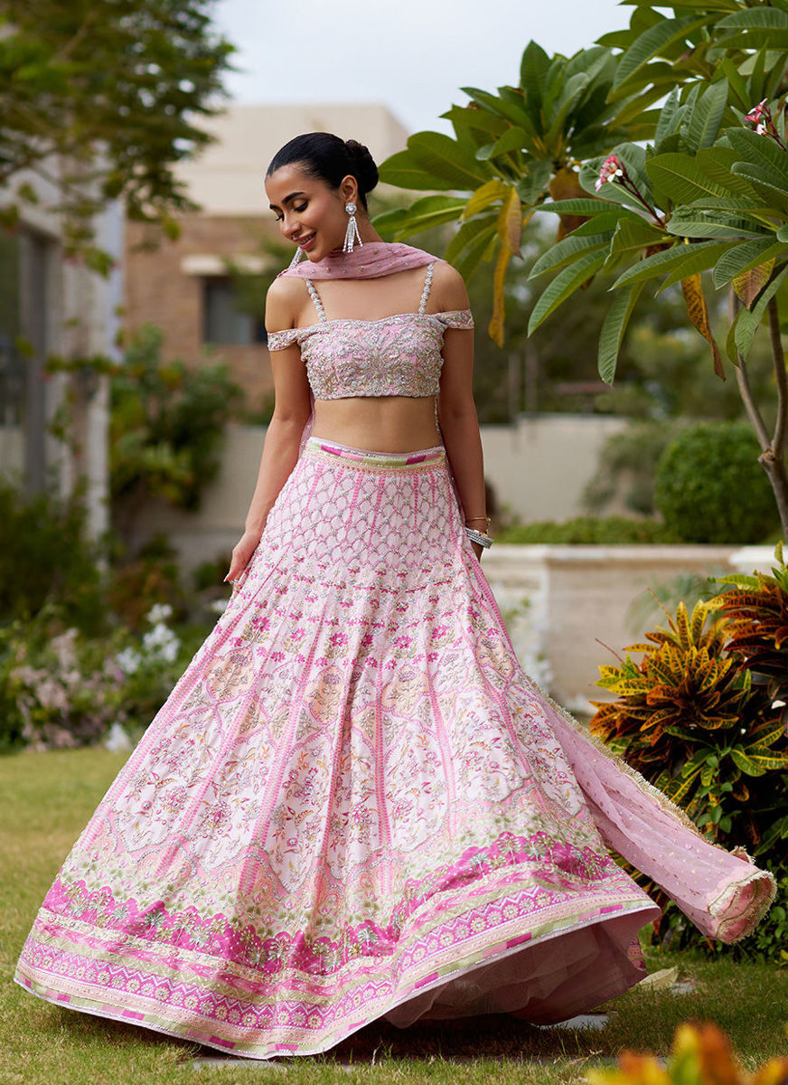 Dilruba Carnation Pink Lehnga Choli
