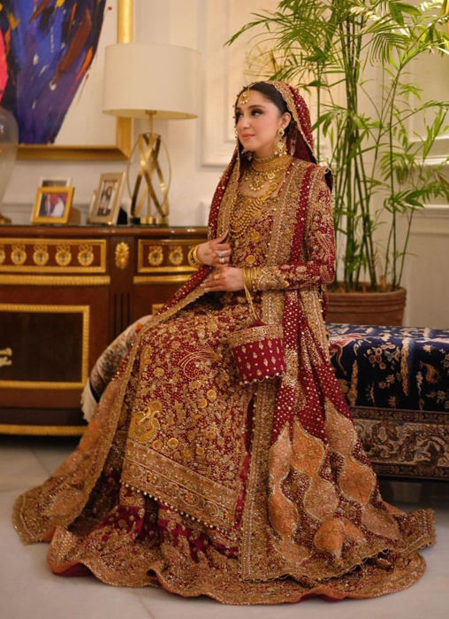 Picture of #FarahTalibAziz Bride in The Classic Red