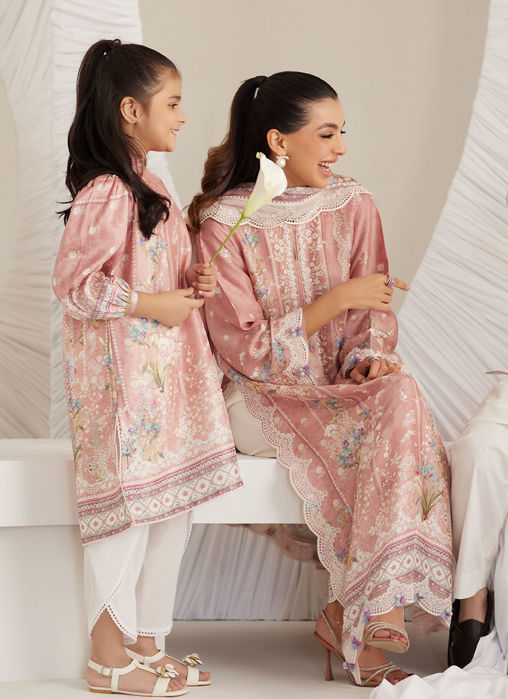 Elara Blush Shirt And Dupatta