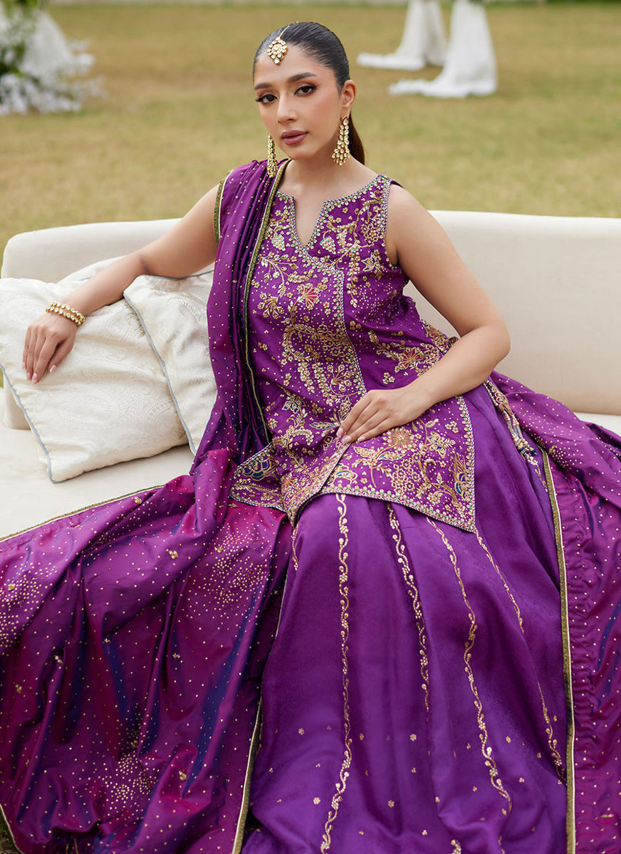 Aveline Orchid Short Shirt And Dhaka