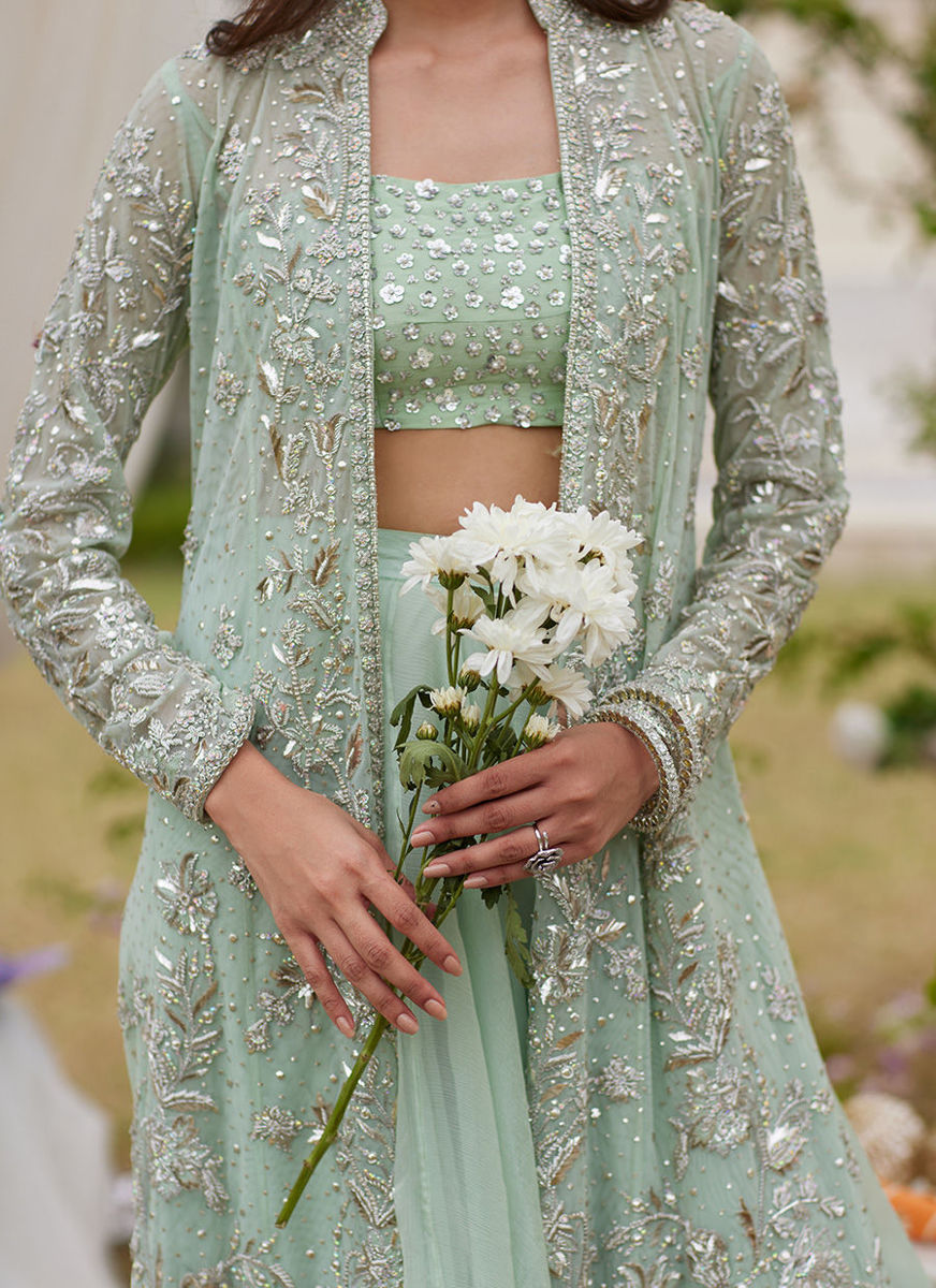 Elva Pale Turquoise Jacket