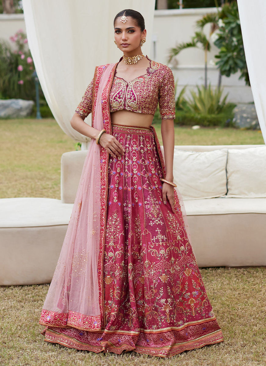 Alira Magenta Lehnga Choli