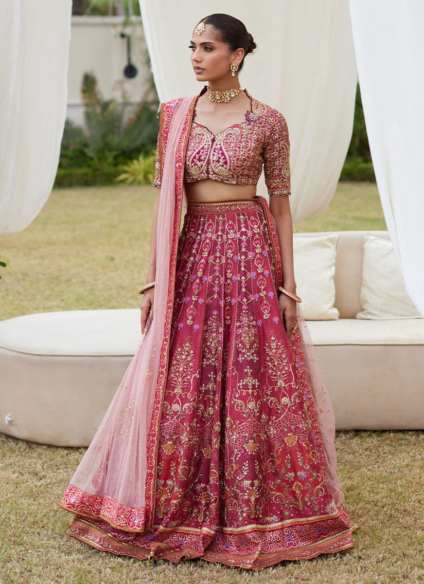 Alira Magenta Lehnga Choli