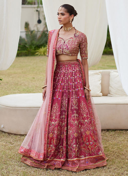 Alira Magenta Lehnga Choli