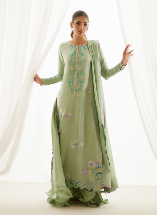 Jovie Blue Shirt And Dupatta