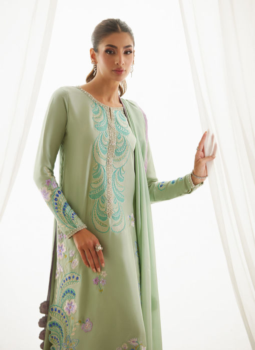 Jovie Blue Shirt And Dupatta