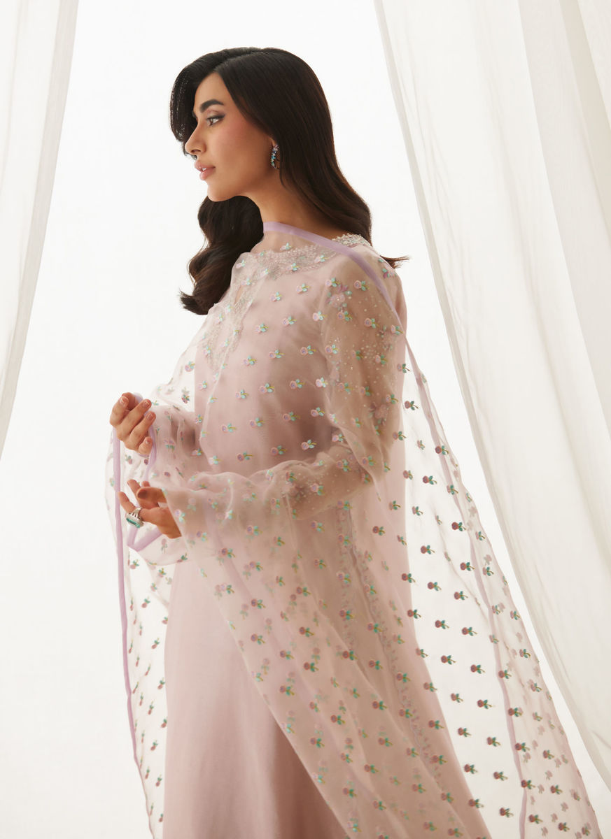 Blaise Lavender Shirt And Dupatta