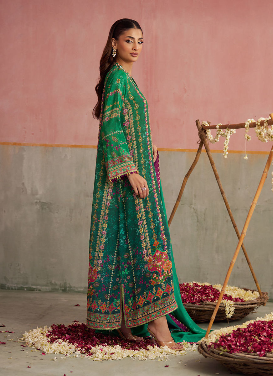 Noemi Jade Shirt And Dupatta