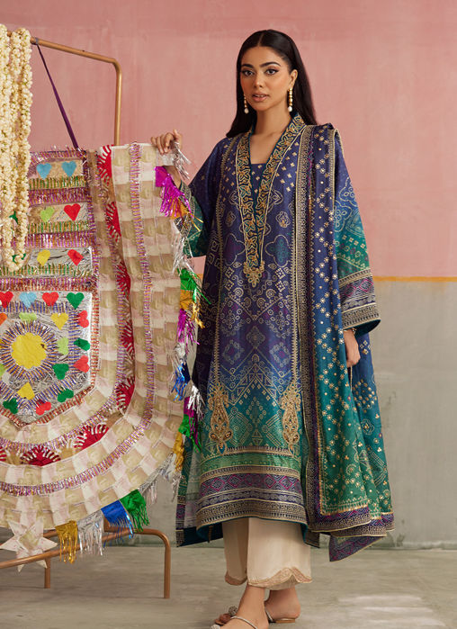 Catalina Ombre Shirt And Dupatta