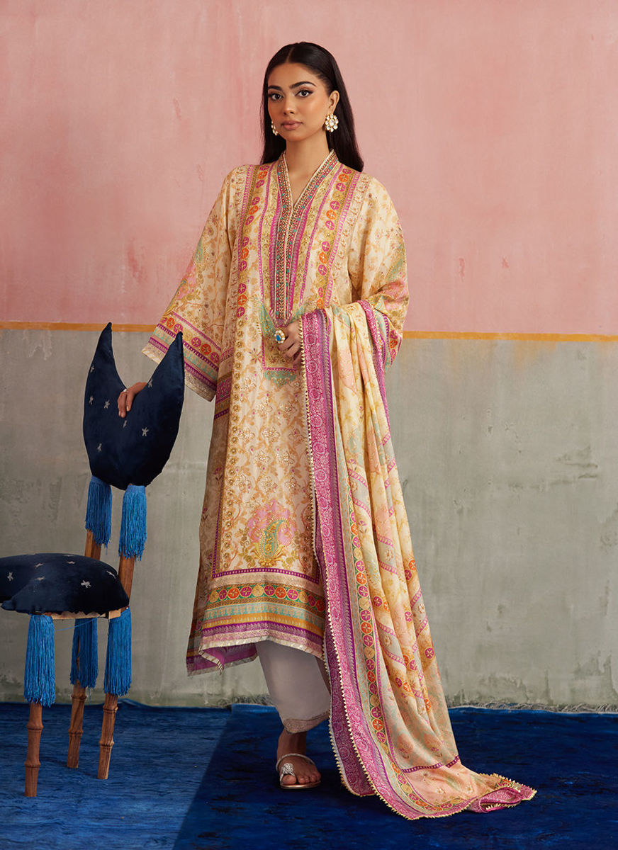Vivi Shirt And Dupatta