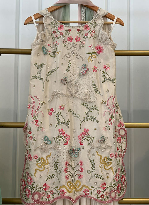 Anouk Ivory Shirt And Dupatta