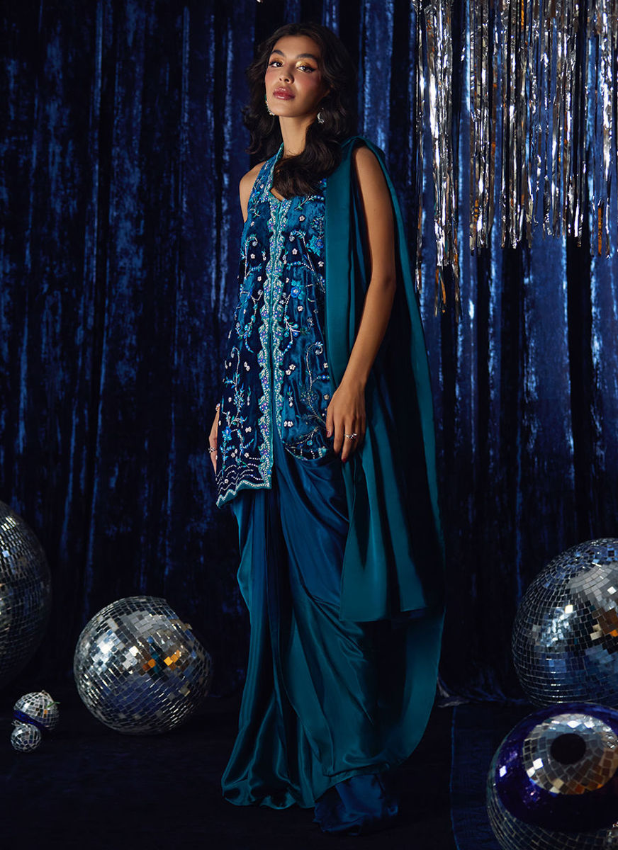 Pri Prussian Blue Saari Jacket