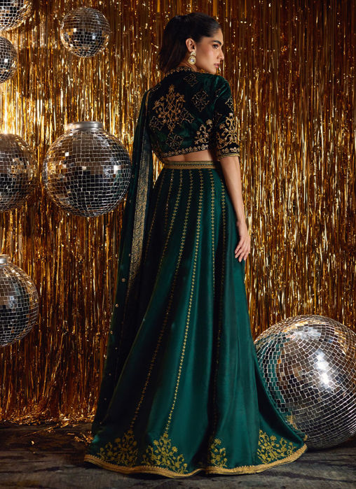 Sera Emerald Lehnga Choli