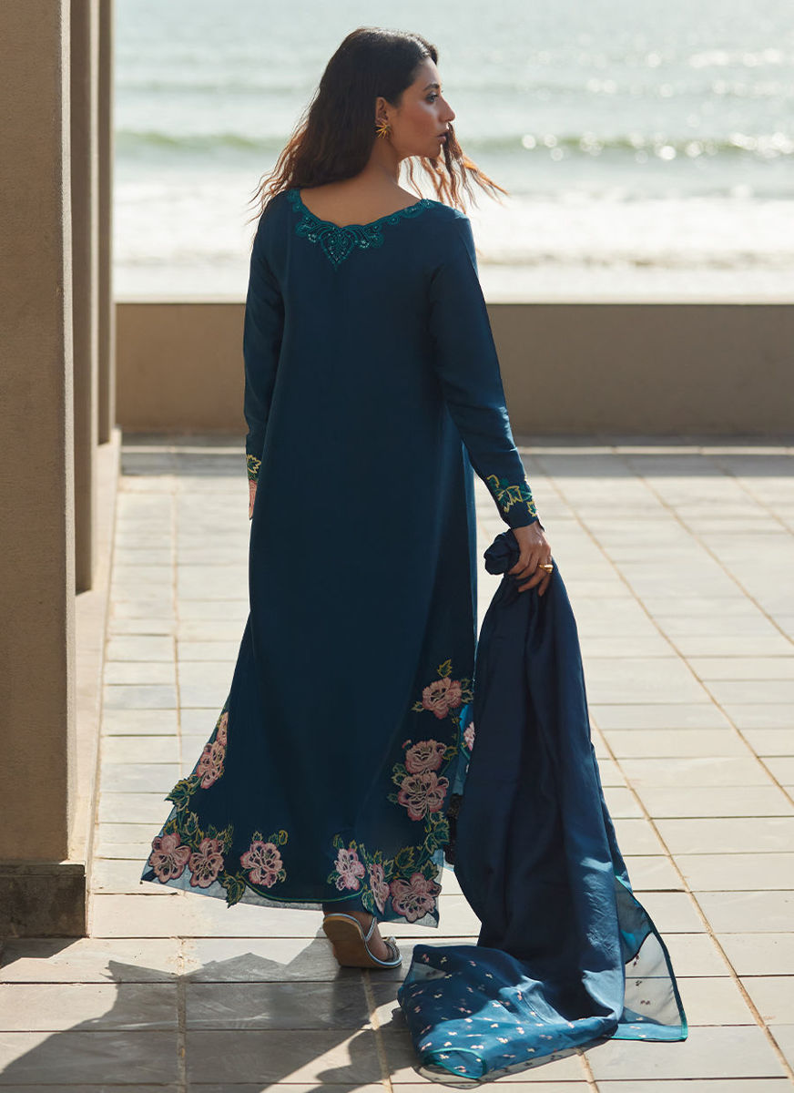 Terra Teal Kaftan