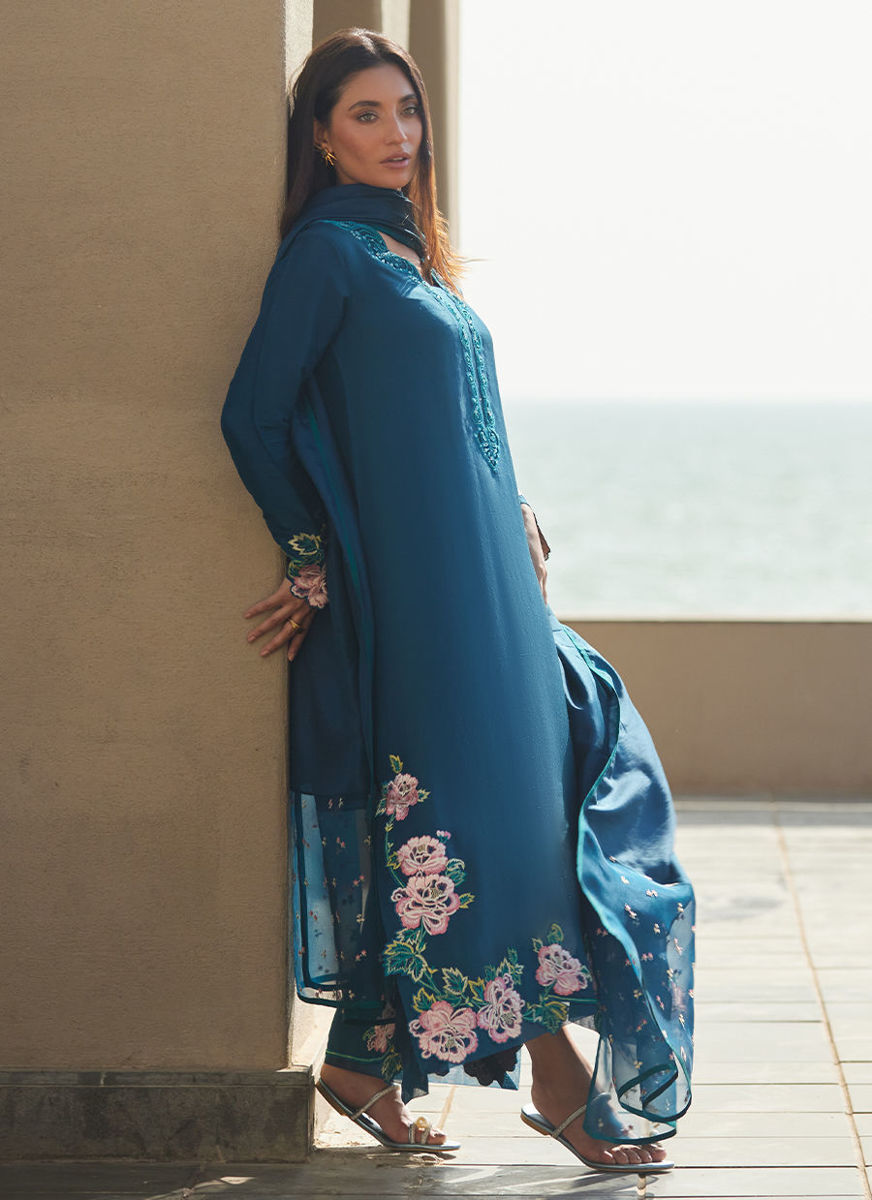 Terra Teal Kaftan