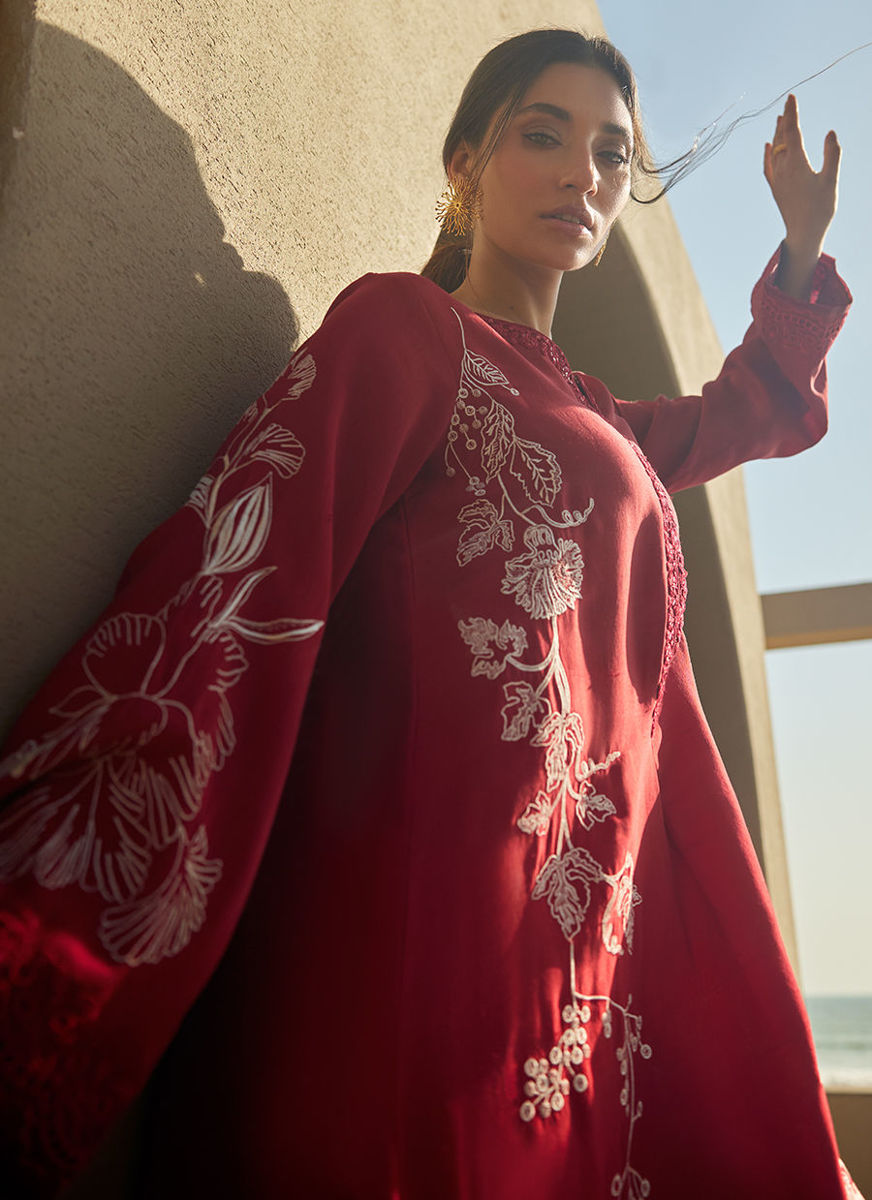 Siren Scarlett Silk Kaftan