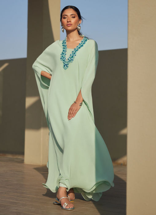 Picture of Nika Iceblue Chiffon Kaftan