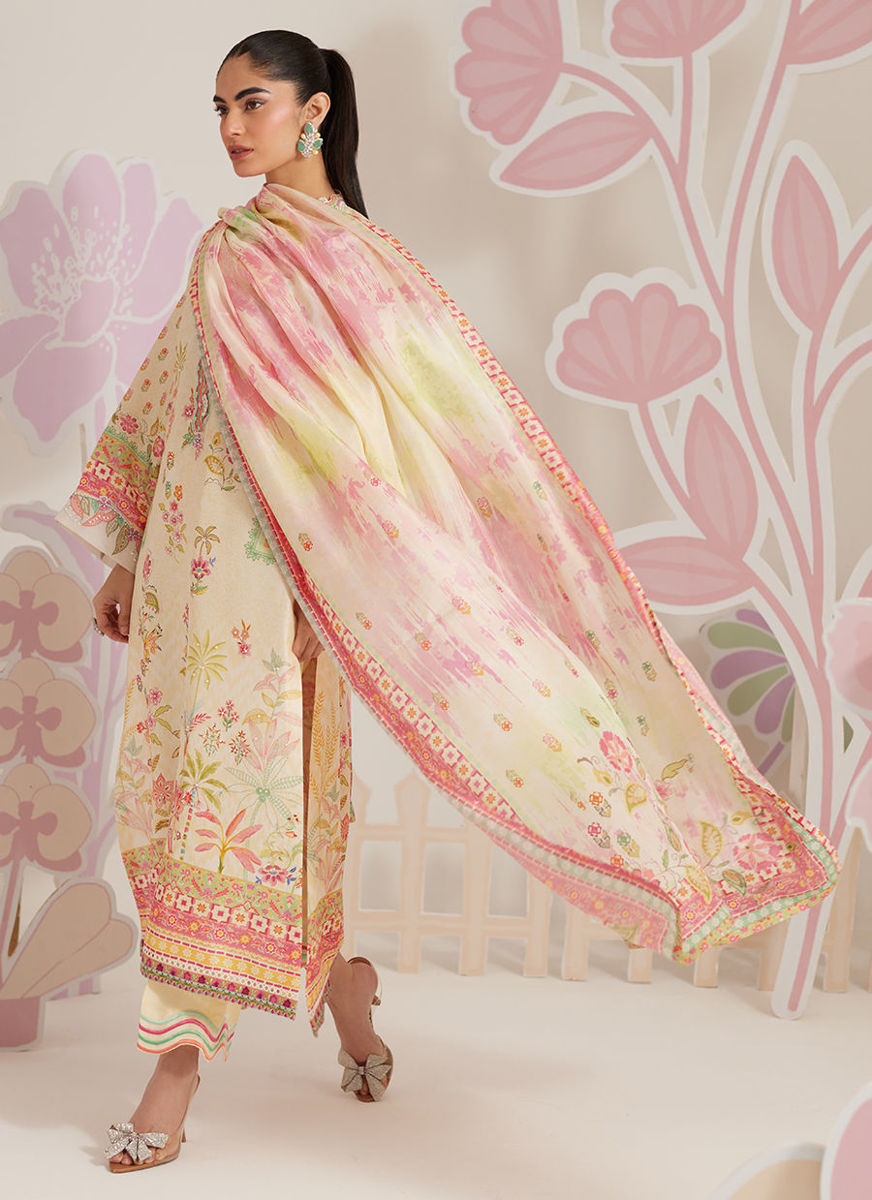 Zelara Shirt And Dupatta