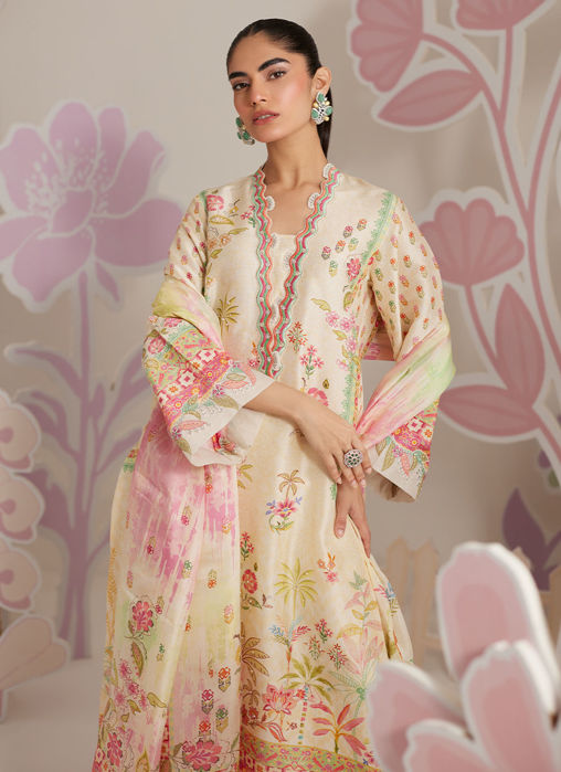 Zelara Shirt And Dupatta