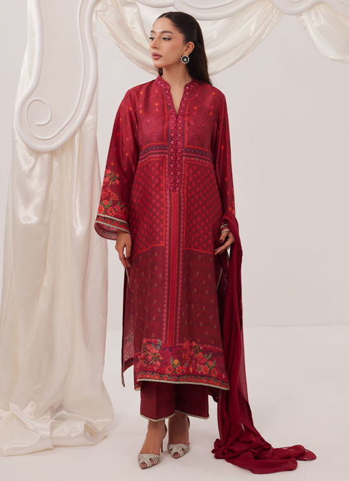 Emberline Shirt And Dupatta