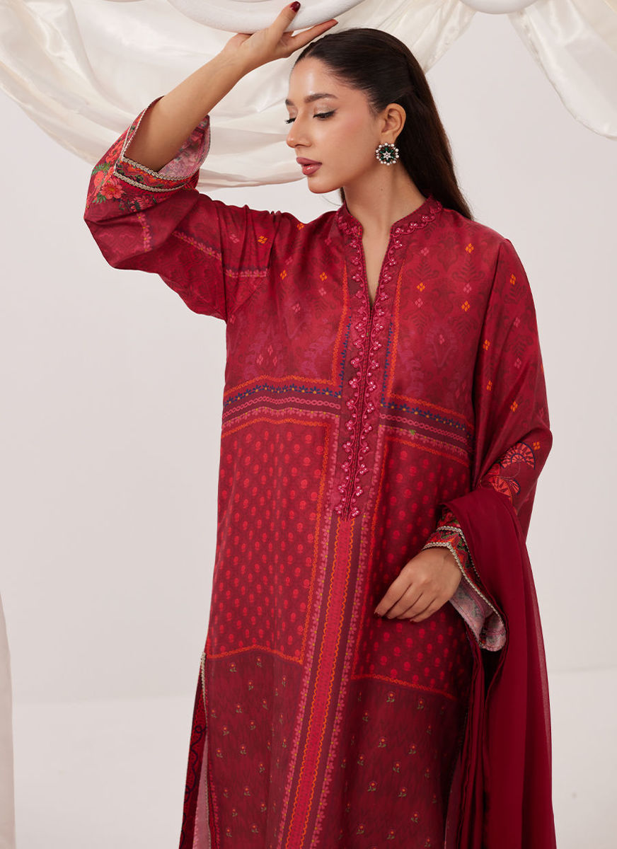 Emberline Shirt And Dupatta