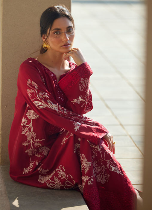 Siren Scarlett Silk Kaftan