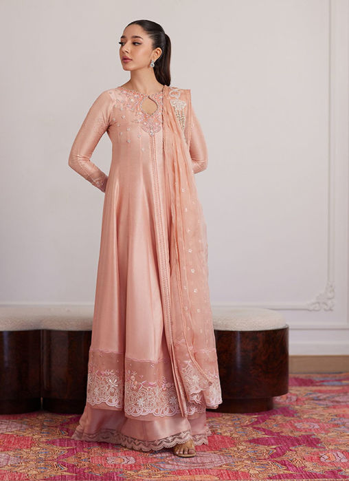 Finn Peach (Shirt, Pants and Dupatta)