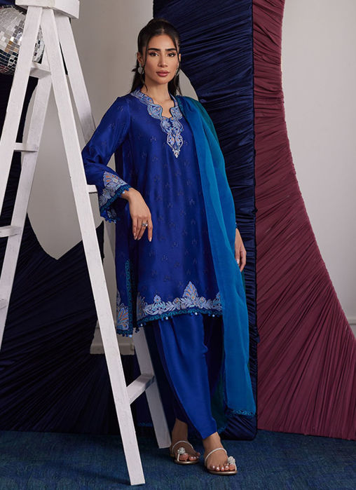 Aliza Azure (Shirt, Pants and Dupatta)