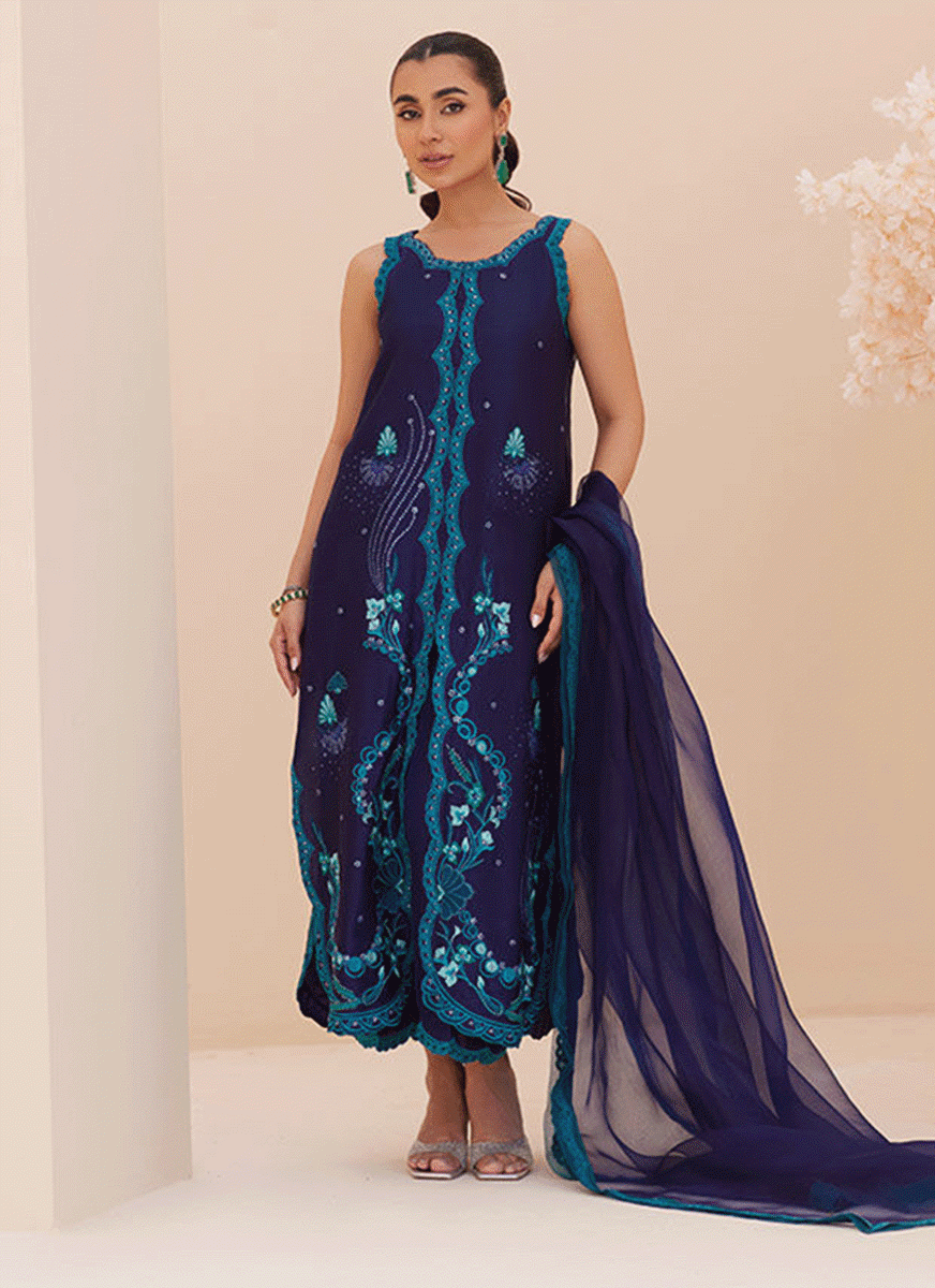 Rio Ink (Shirt, Pants and Dupatta)