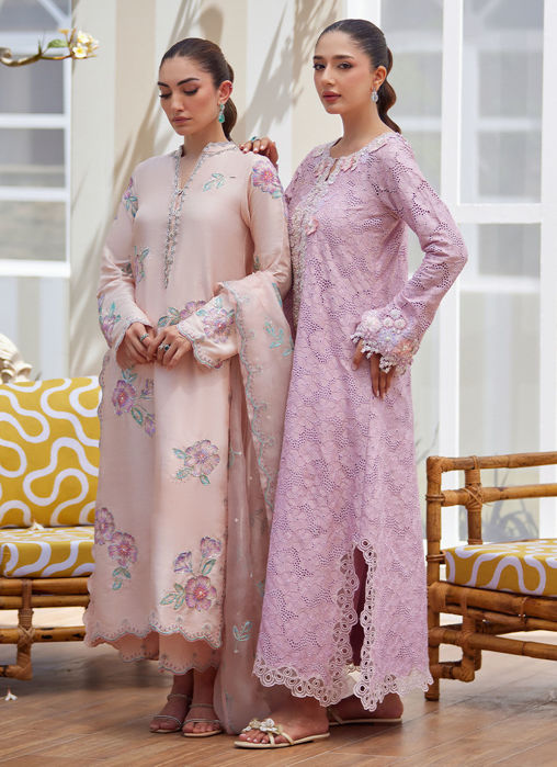Vera Pink Shirt And Dupatta