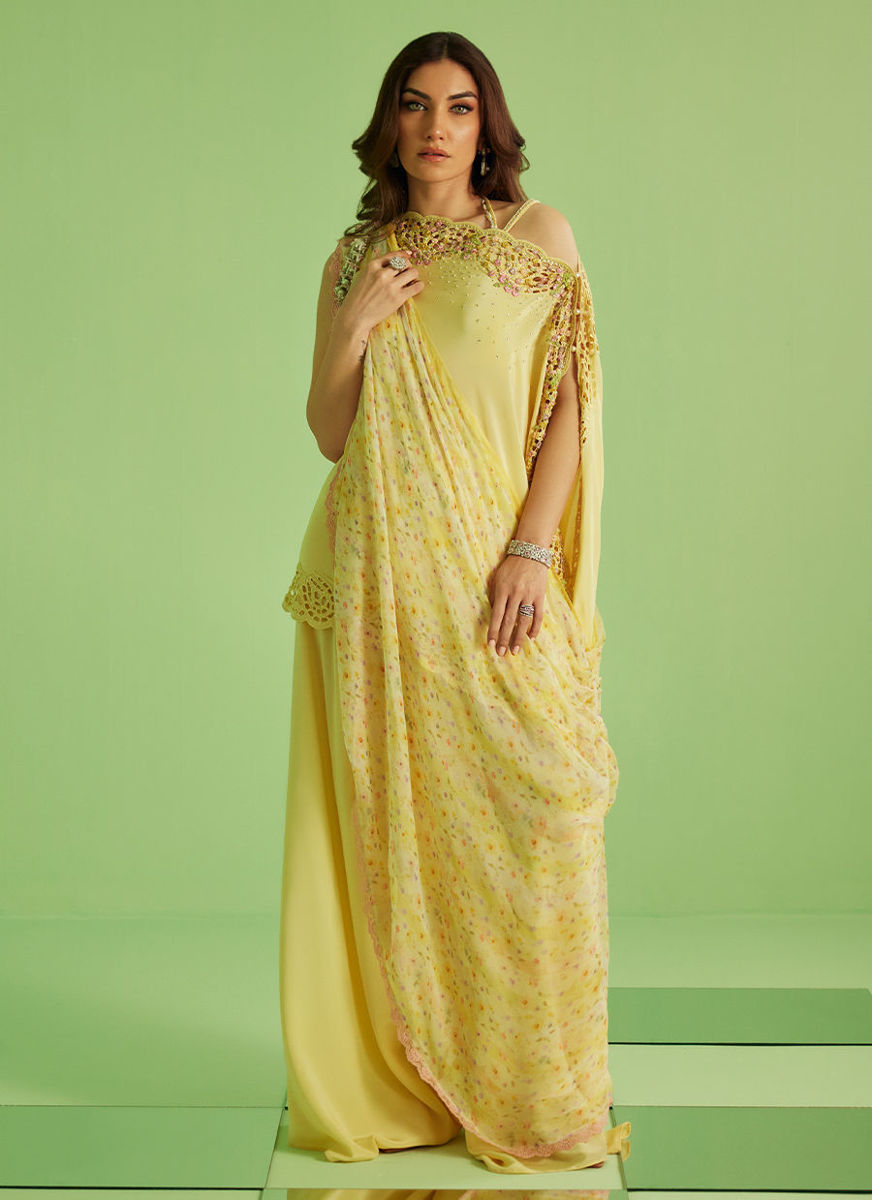Solenne Shirt And Drape Dupatta With Pants