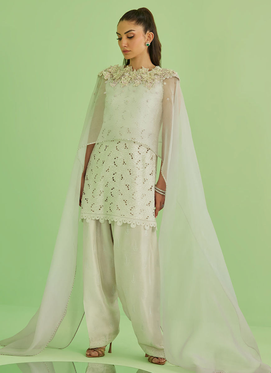 Laine Shirt And Drape Dupatta