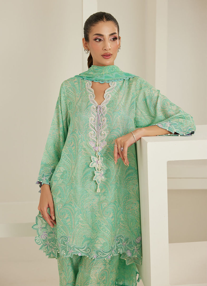 Sabrina Shirt And Dupatta with Pants